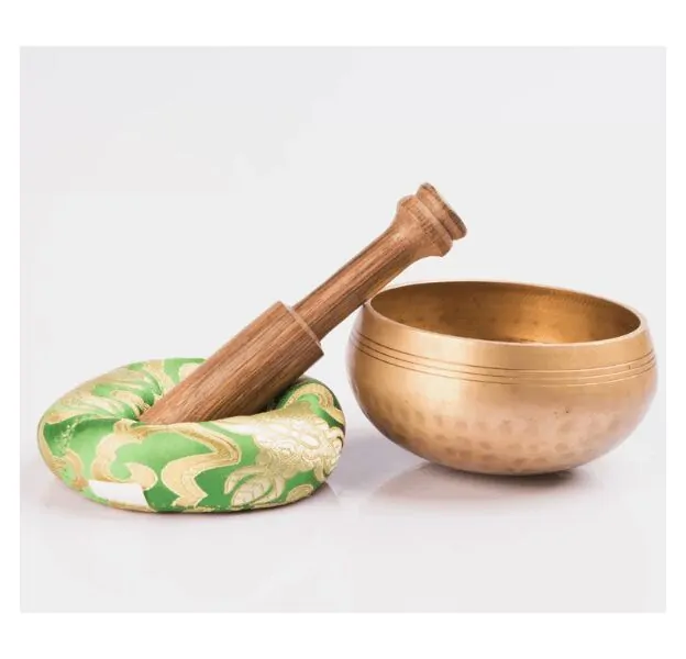 Meditation :: Singing Bowls :: Hand Hammered Tibetan Singing Bowl Used For  Chakra Healing With Wooden Mallet And Silk Pillow -  -  Marketplace for Yoga and Ayurveda lifestyle products